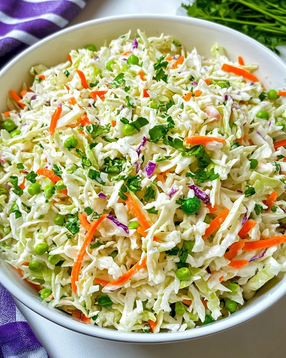 Classic Freezer Coleslaw Recipe: Make-Ahead Southern Slaw That Keeps 6 Months image