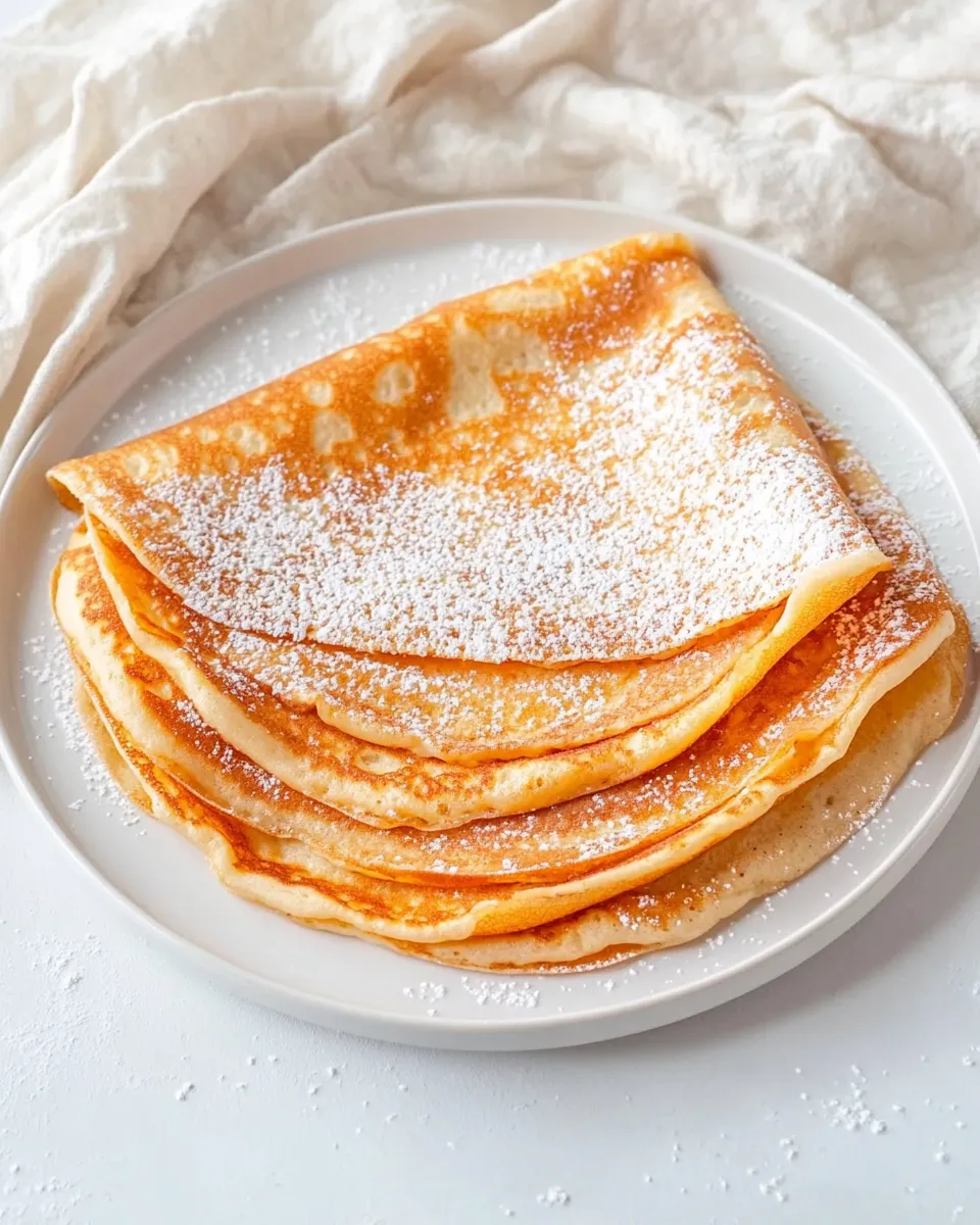 Delicious French Crpe Recipe shot