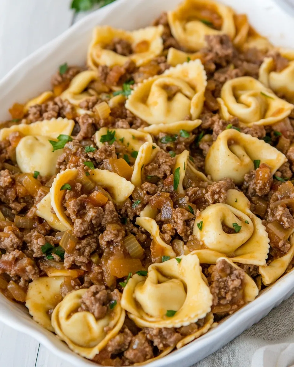 Classic French Onion Beef and Tortellini image