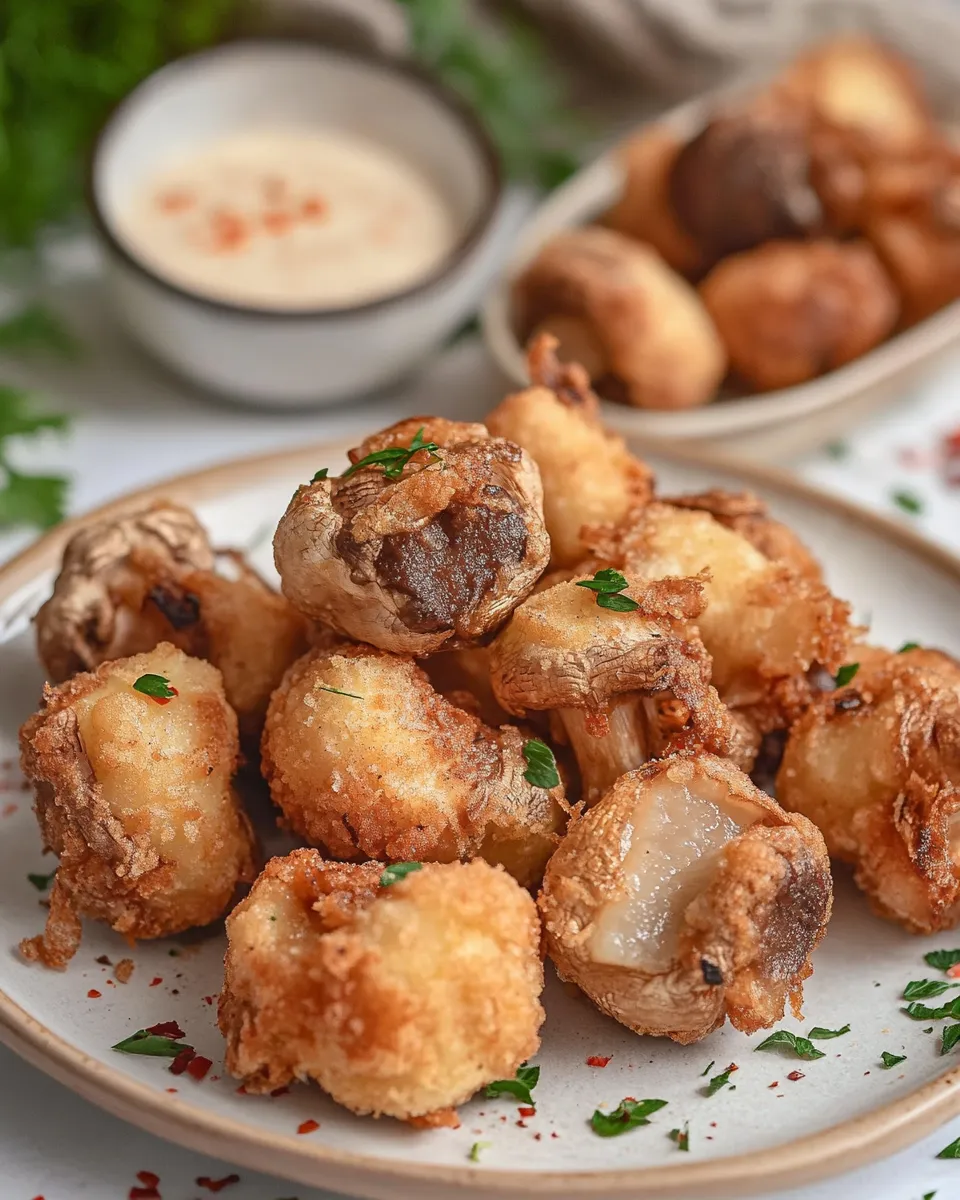 Easy Fried Mushrooms recipe photo