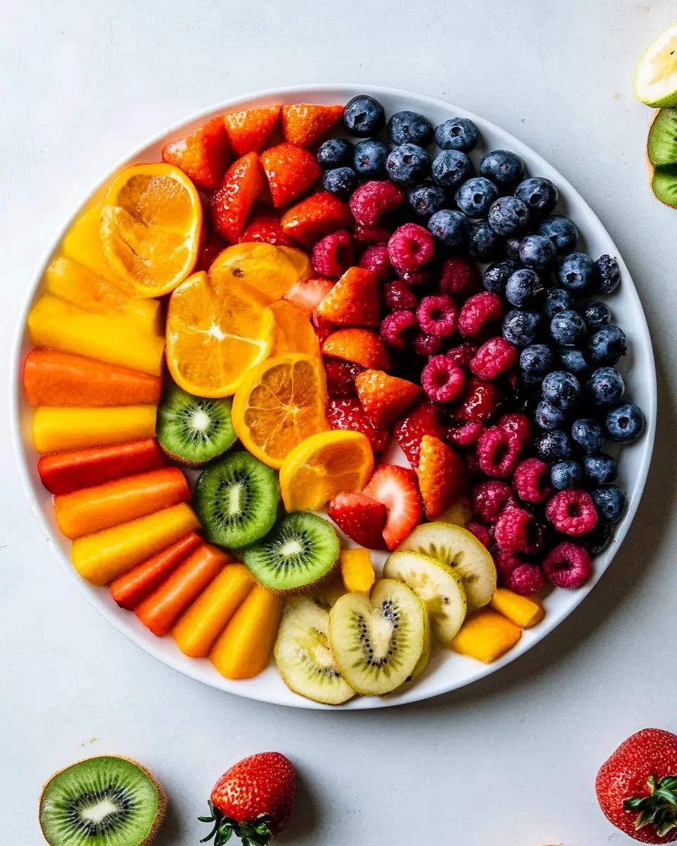 Delicious Fruit Rainbow Tray image