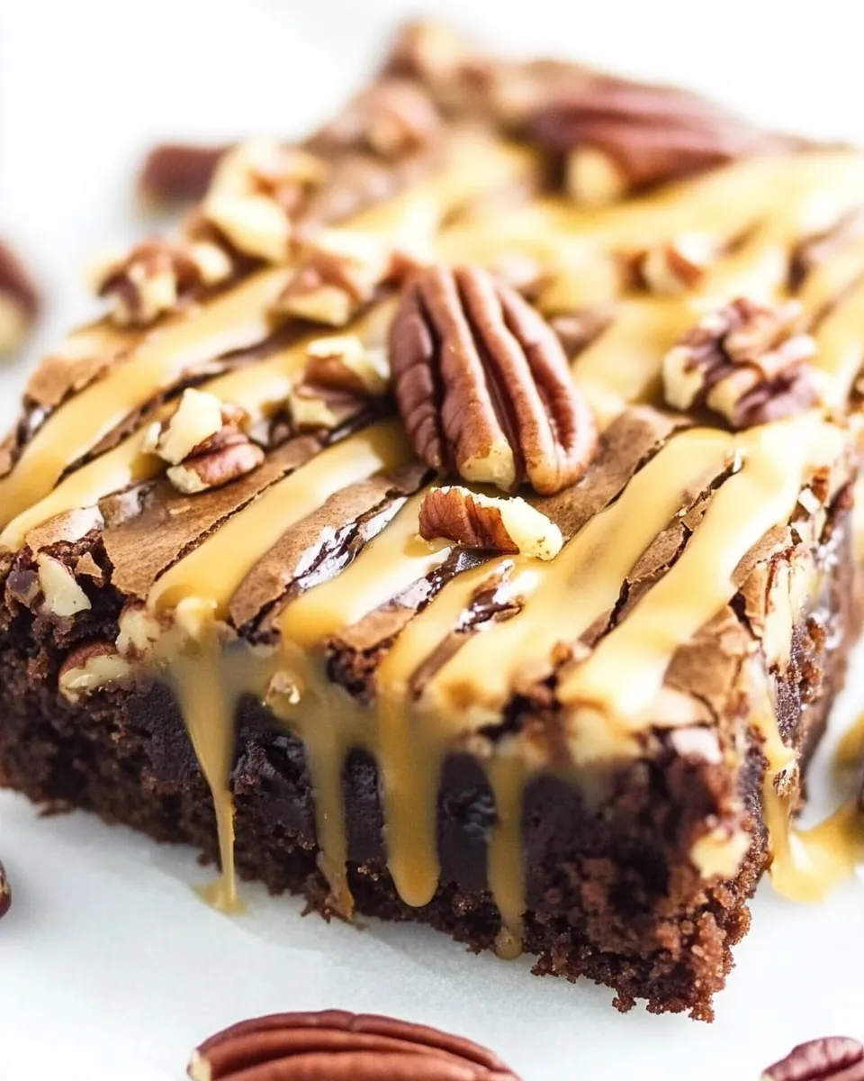 Delicious Fudge Ripple Pecan Brownies recipe photo