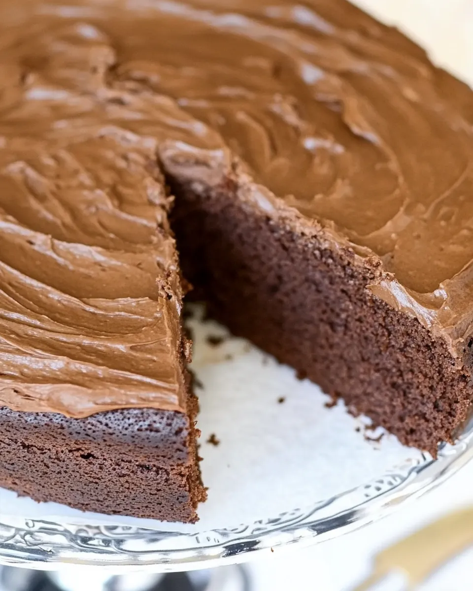Classic Fudgy Chocolate Avocado Cake image