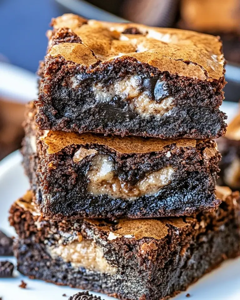 Homemade Fudgy Oreo Brownies photo