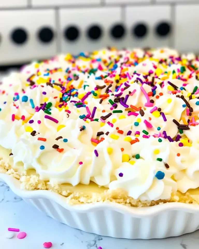 Homemade Funfetti Birthday Pie photo