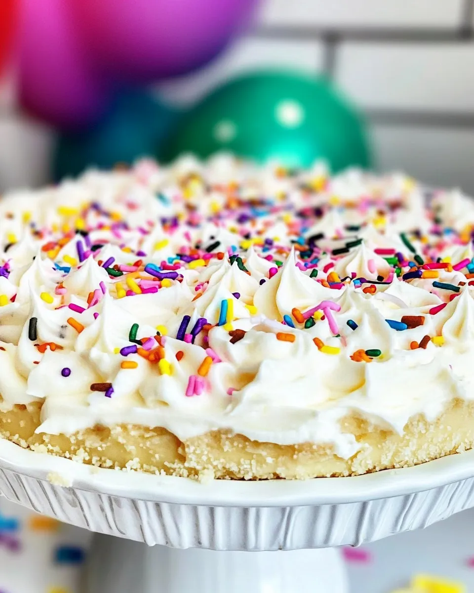 Delicious Funfetti Birthday Pie image