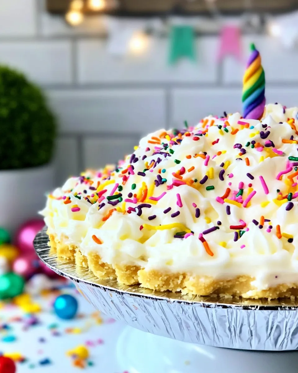 Classic Funfetti Birthday Pie picture