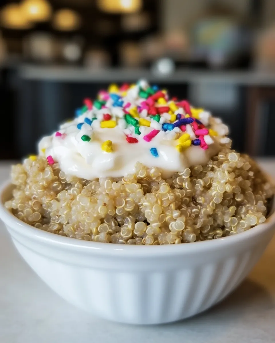Homemade Funfetti Breakfast Quinoa photo