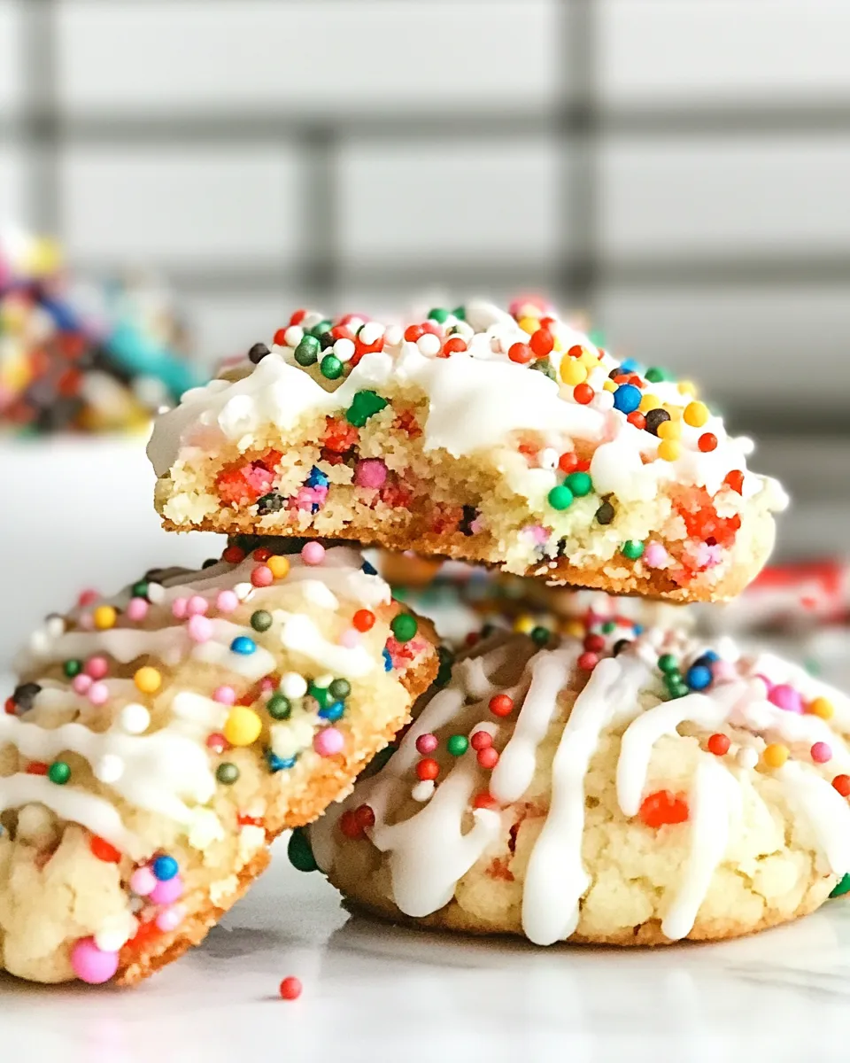 Classic Funfetti Crackle Cookies image