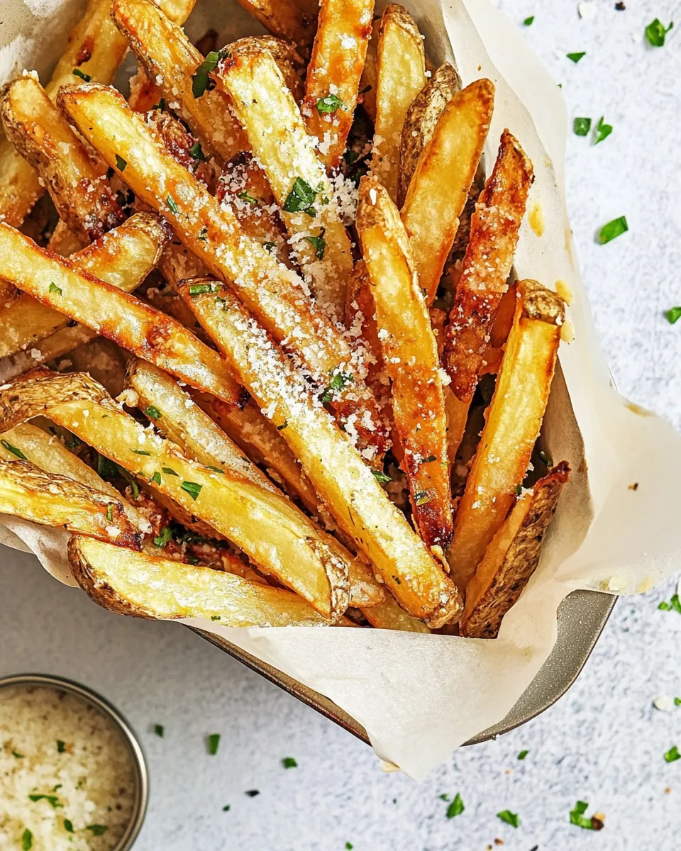 Homemade Garlic-Parmesan Fries photo