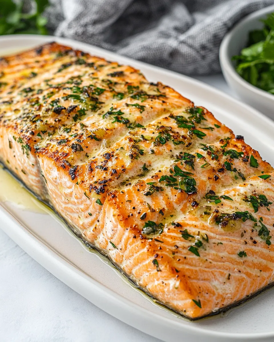 Quick Garlic Butter Roasted Salmon picture