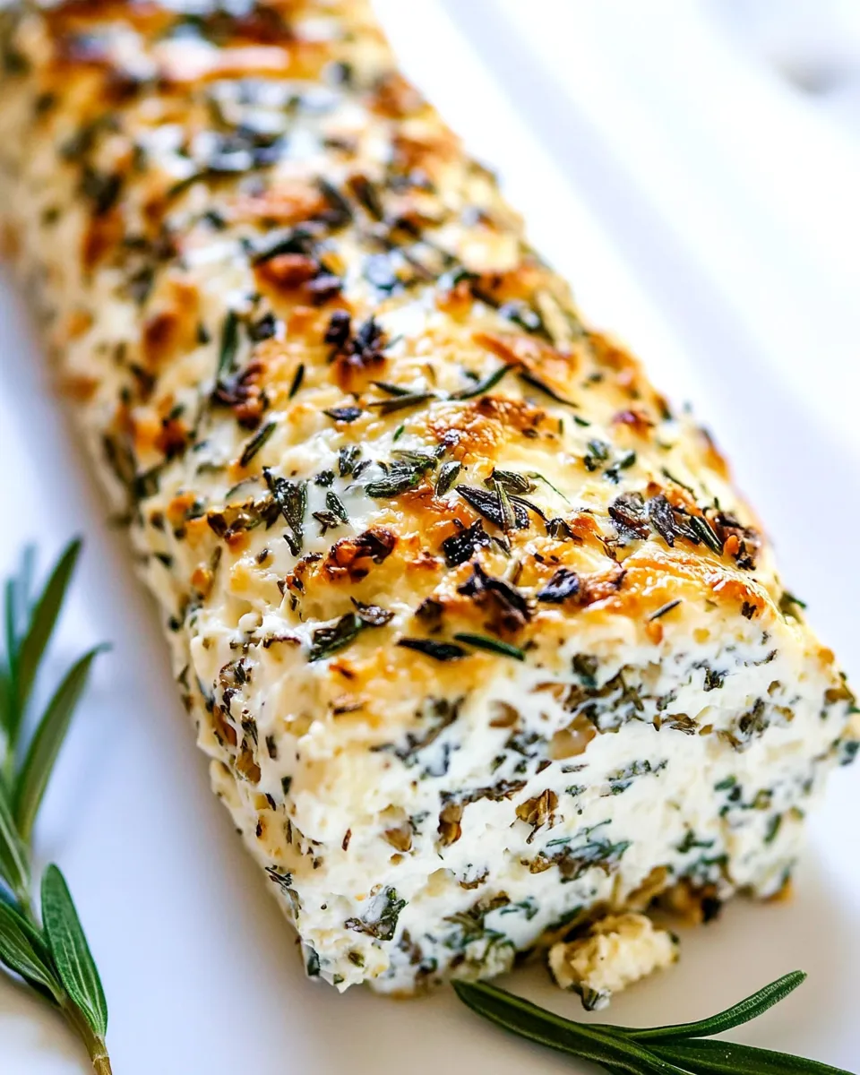 Easy Garlic Herb Cheese Log picture