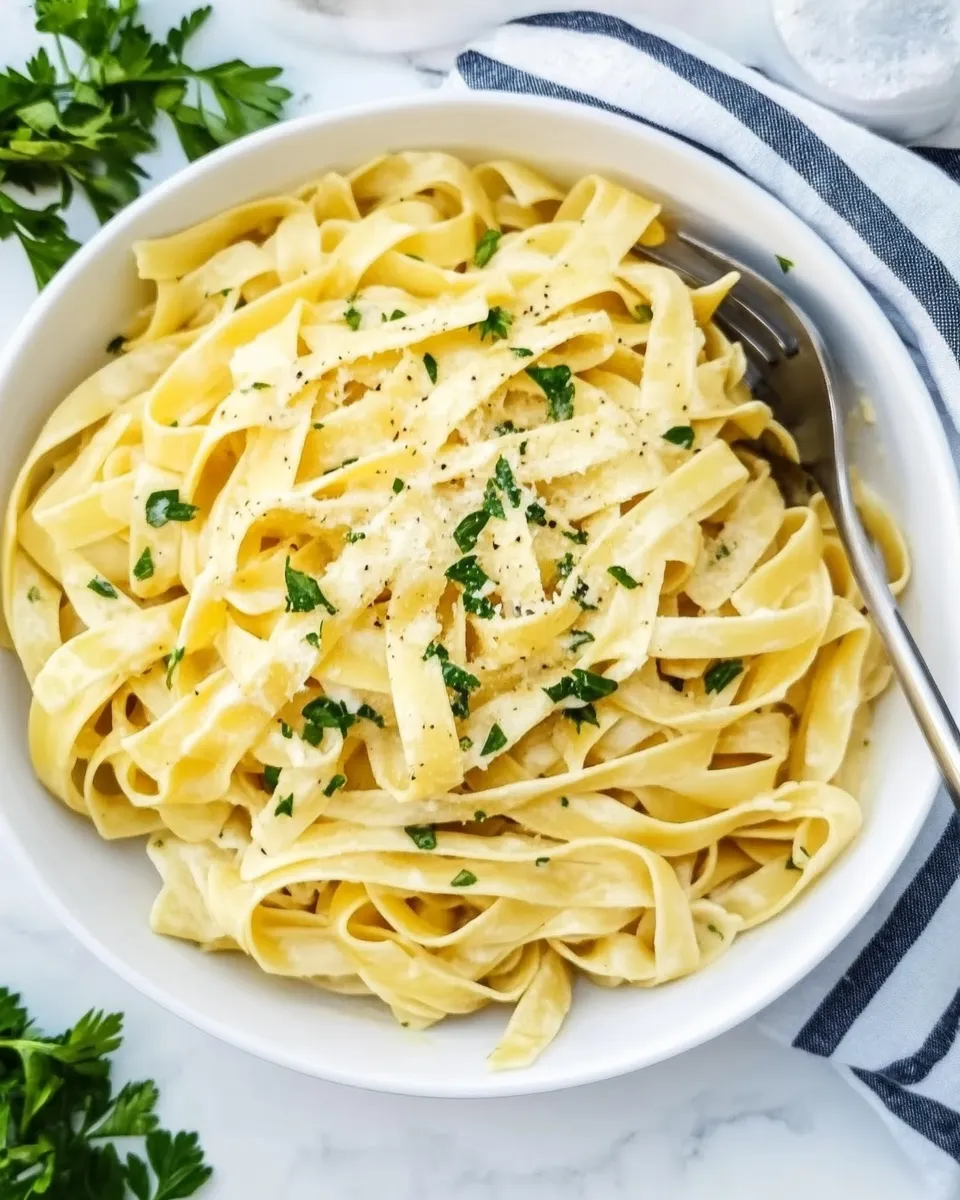 Easy Garlic Parsley Pasta picture