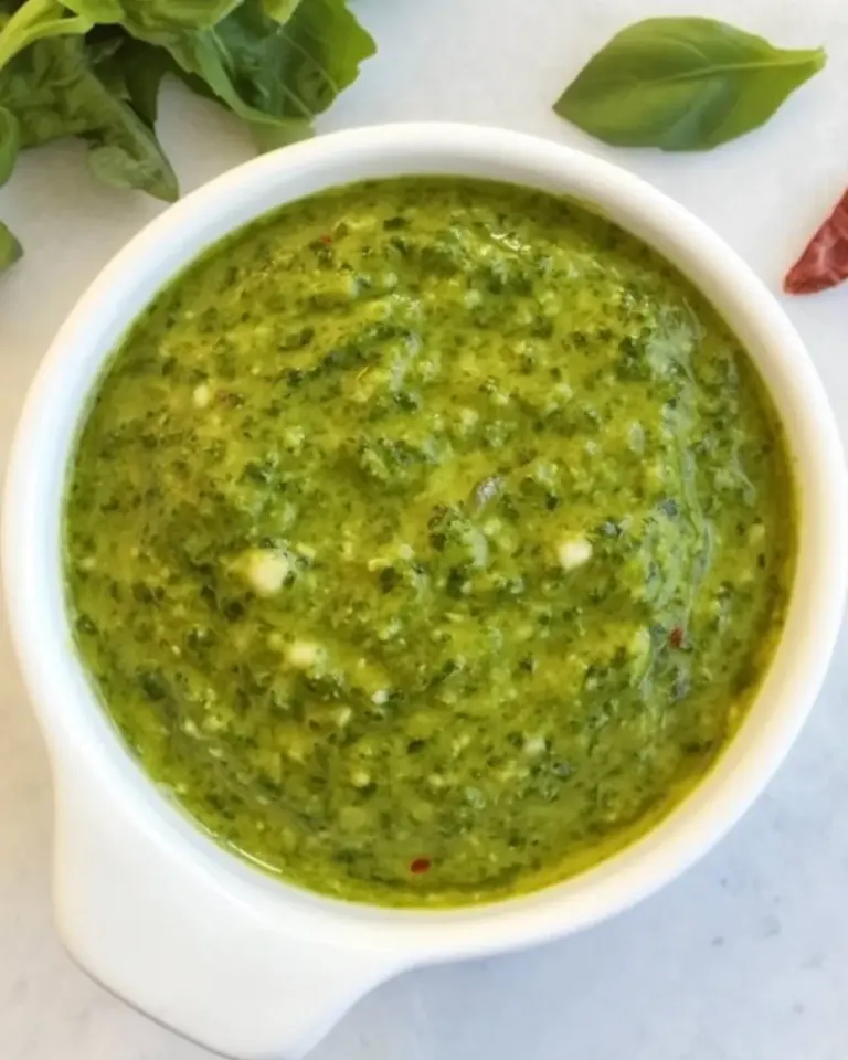 Homemade Garlic Pesto photo