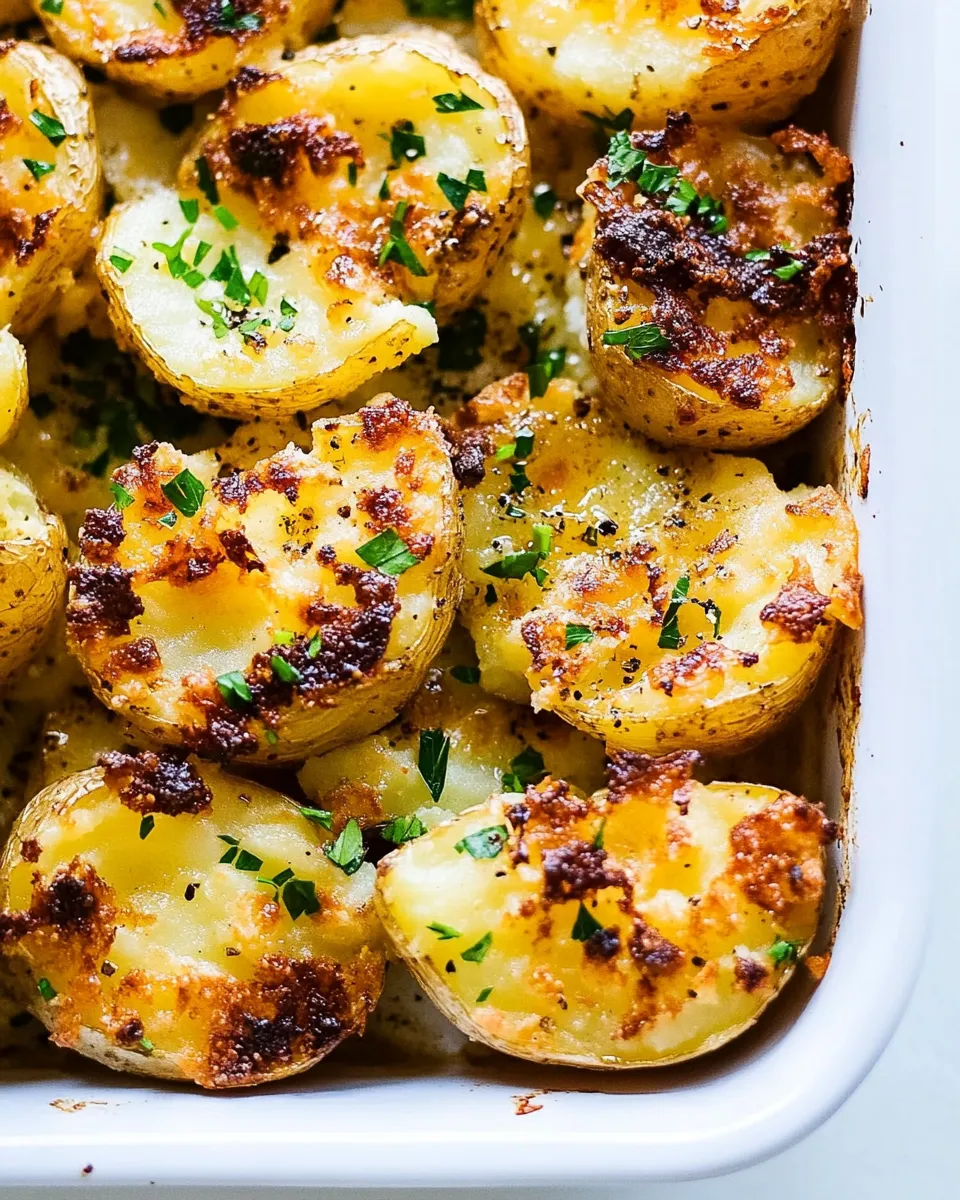 Classic Garlic Ranch Smashed Potatoes recipe photo