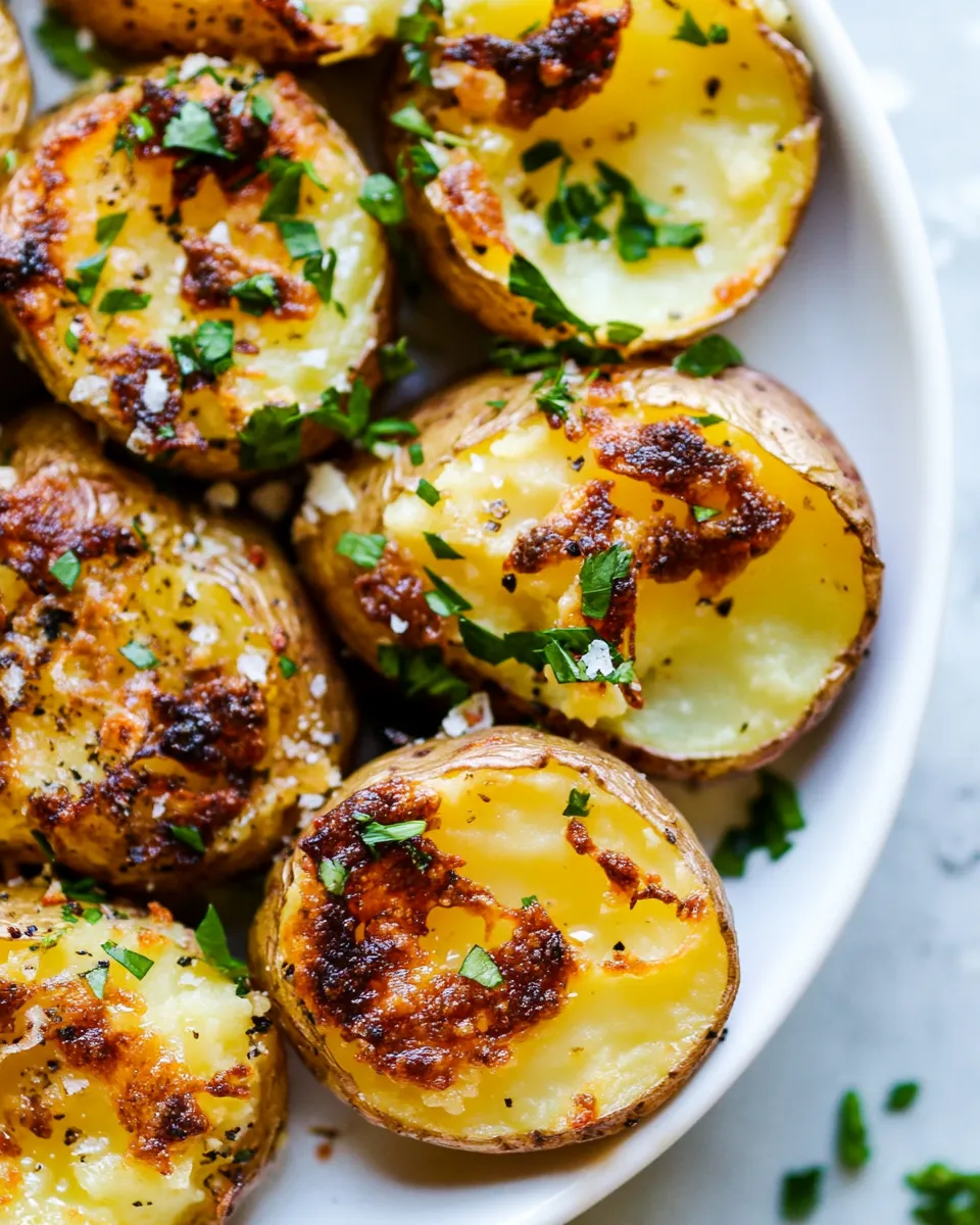 Easy Garlic Ranch Smashed Potatoes picture