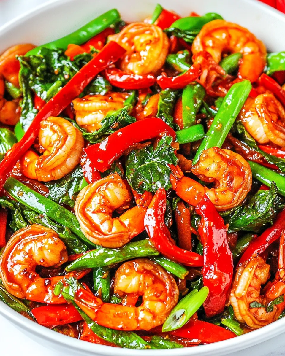 Homemade Garlic Shrimp Stir-Fry photo