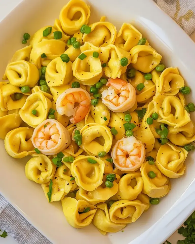 Homemade Garlic Shrimp Tortellini photo