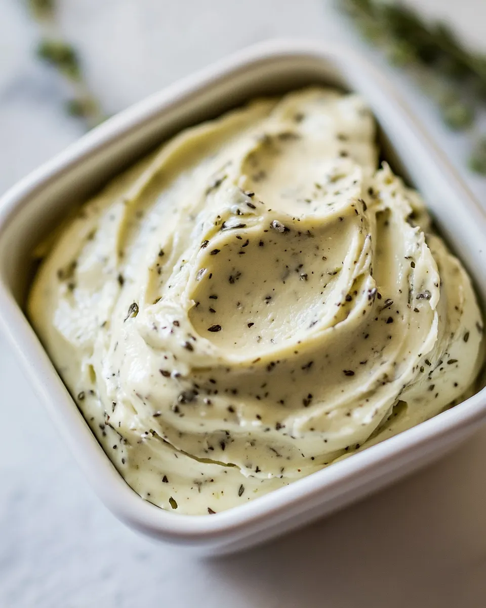 Homemade Garlic and Herb Spreadable Butter photo