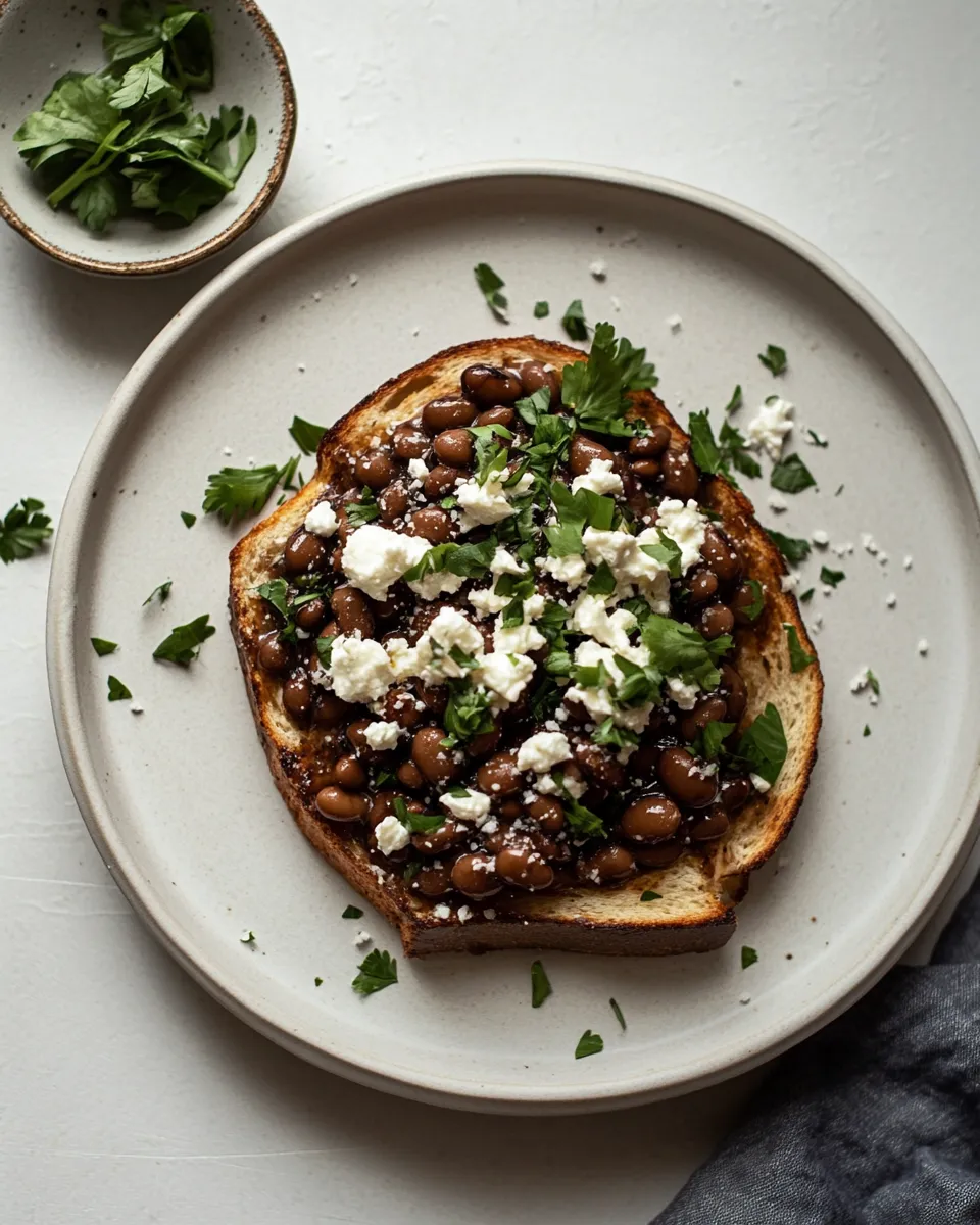 Classic Garlicky Bean Toast image
