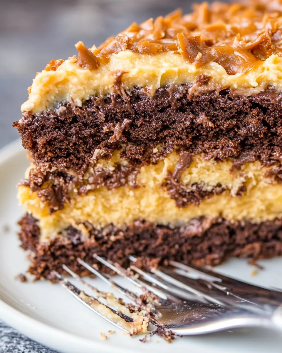 Classic German Chocolate Cake Recipe image