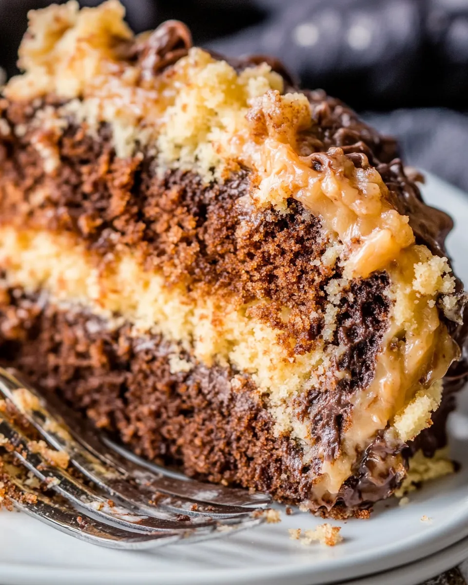 Delicious German Chocolate Cake Recipe shot