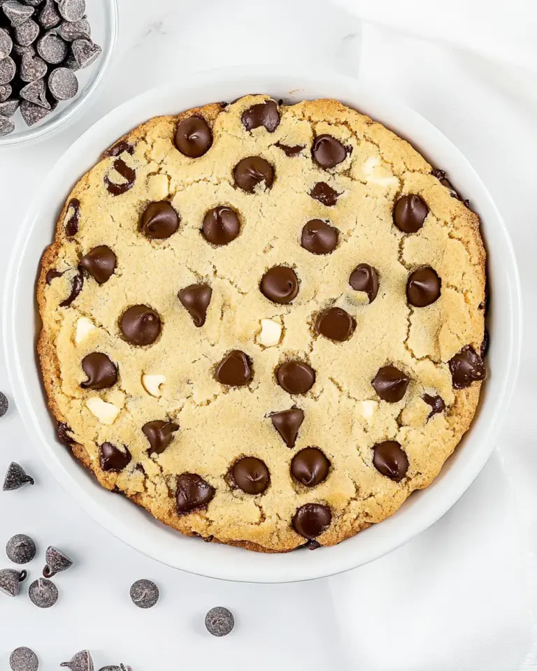 Delicious Giant Chocolate Chip Cookie photo
