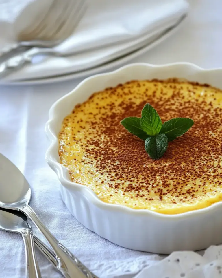 Homemade Gluten-Free Egg Custard with Honey photo