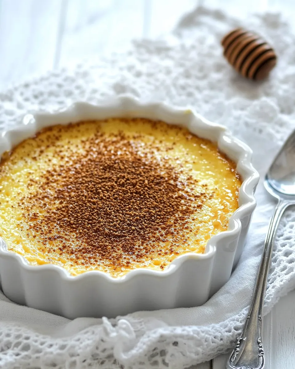 Classic Gluten-Free Egg Custard with Honey image