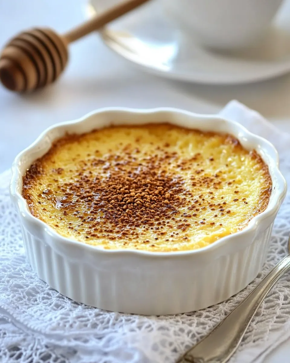 Easy Gluten-Free Egg Custard with Honey picture
