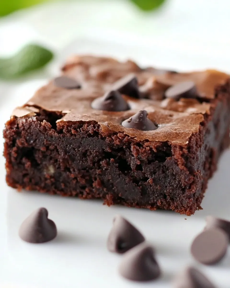 Delicious Gluten-Free Mint Chocolate Chip Brownies picture