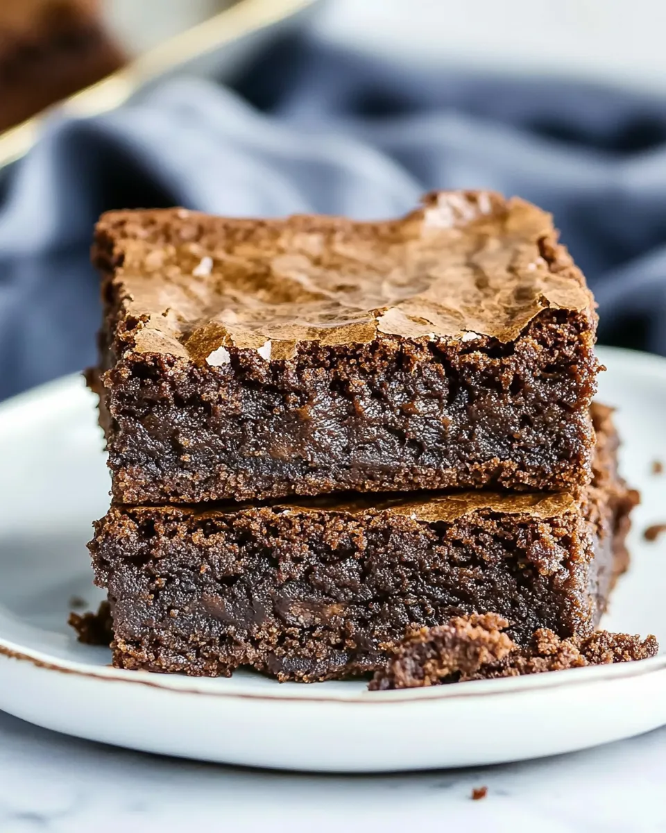 Classic Gluten Free Brownies Recipe image