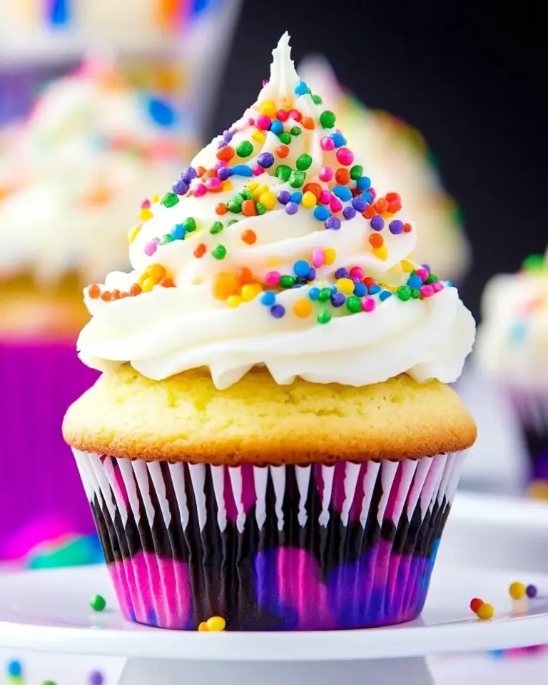 Homemade Gluten Free Funfetti Cupcakes photo