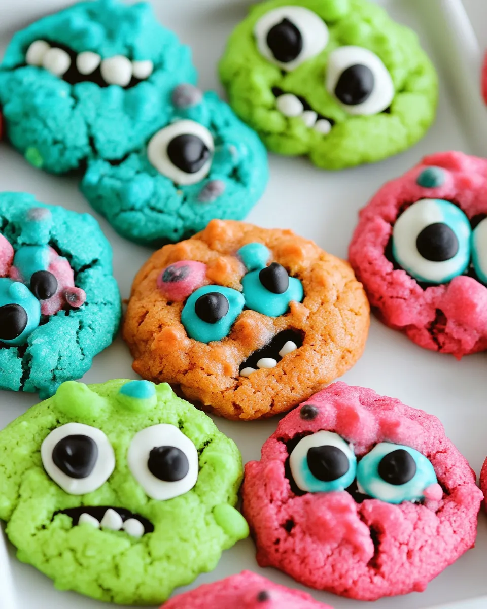 Homemade Gooey Monster Cookies photo