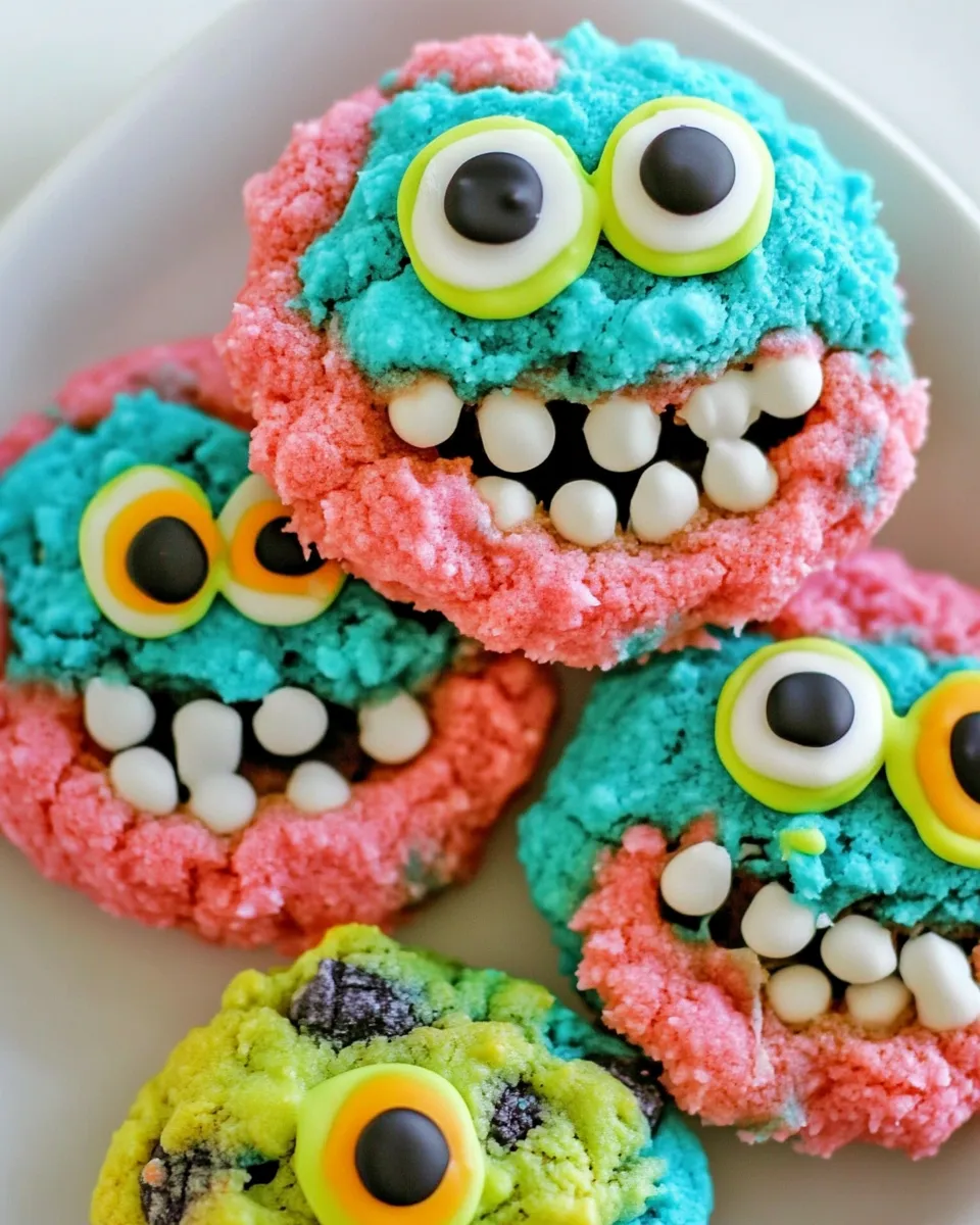 Classic Gooey Monster Cookies image