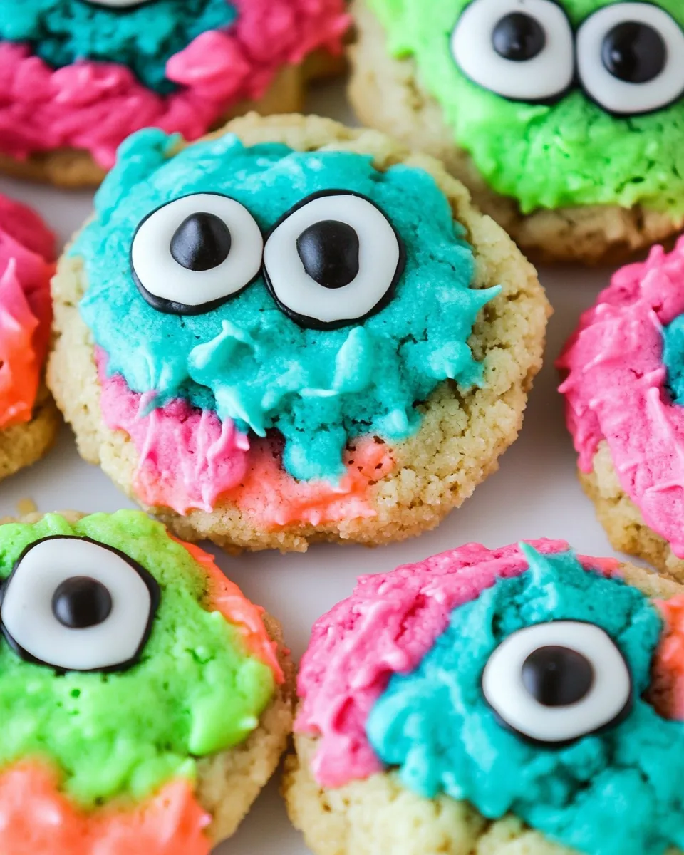 Easy Gooey Monster Cookies picture