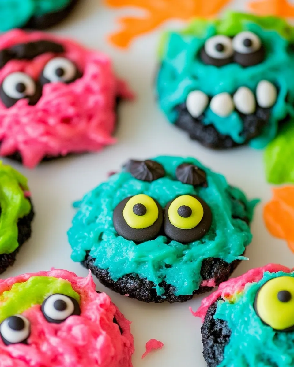 Delicious Gooey Monster Cookies shot