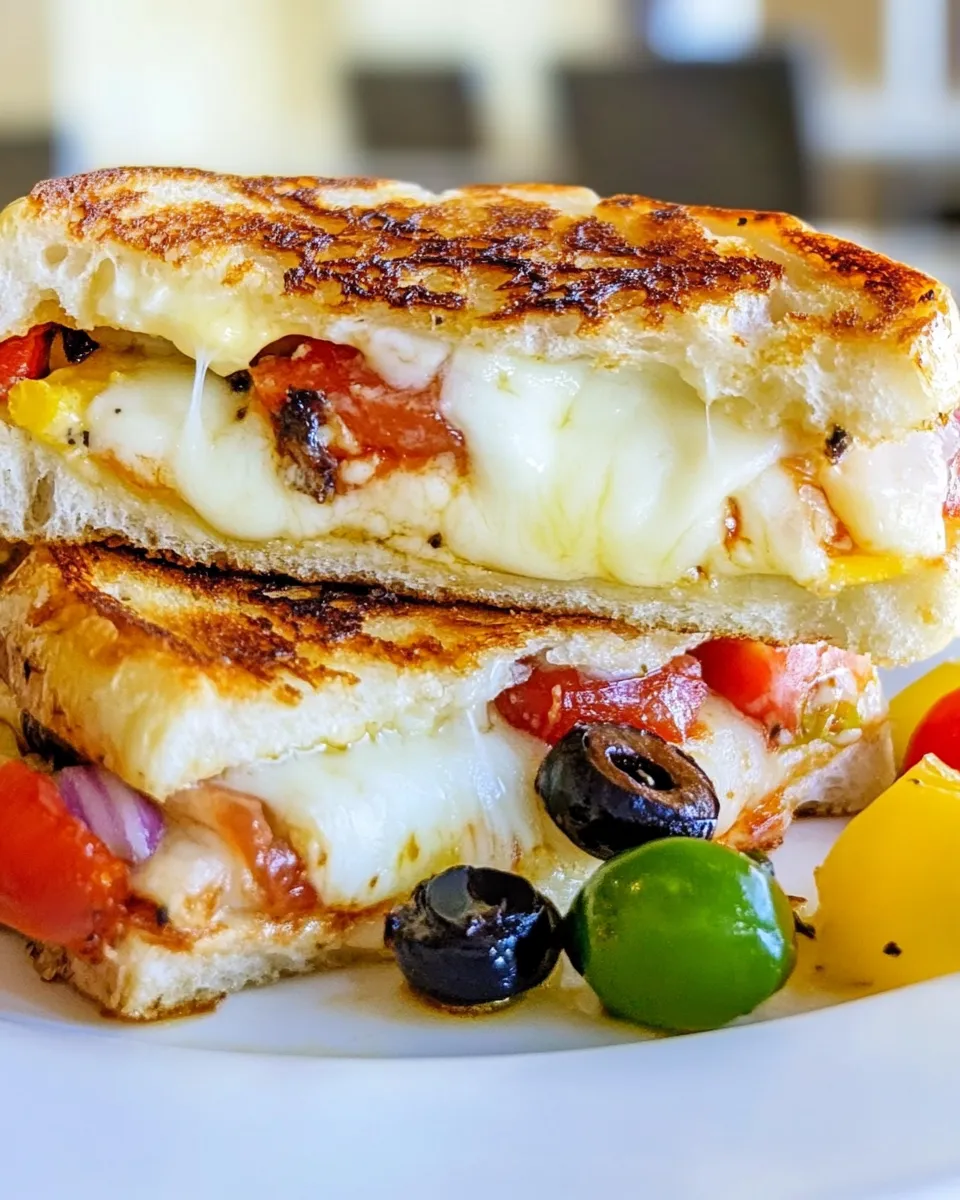 Easy Greek Grilled Cheese picture