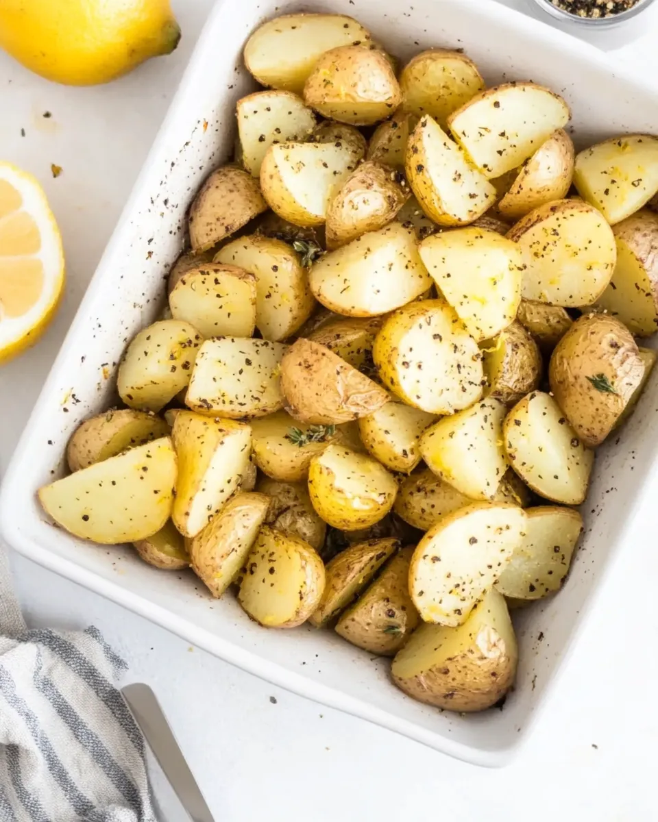 Homemade Greek Lemon Potatoes (Oven Roasted) picture
