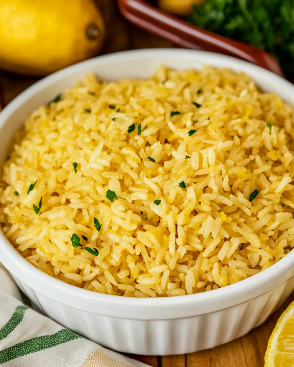 Easy Greek Lemon Rice Recipe picture