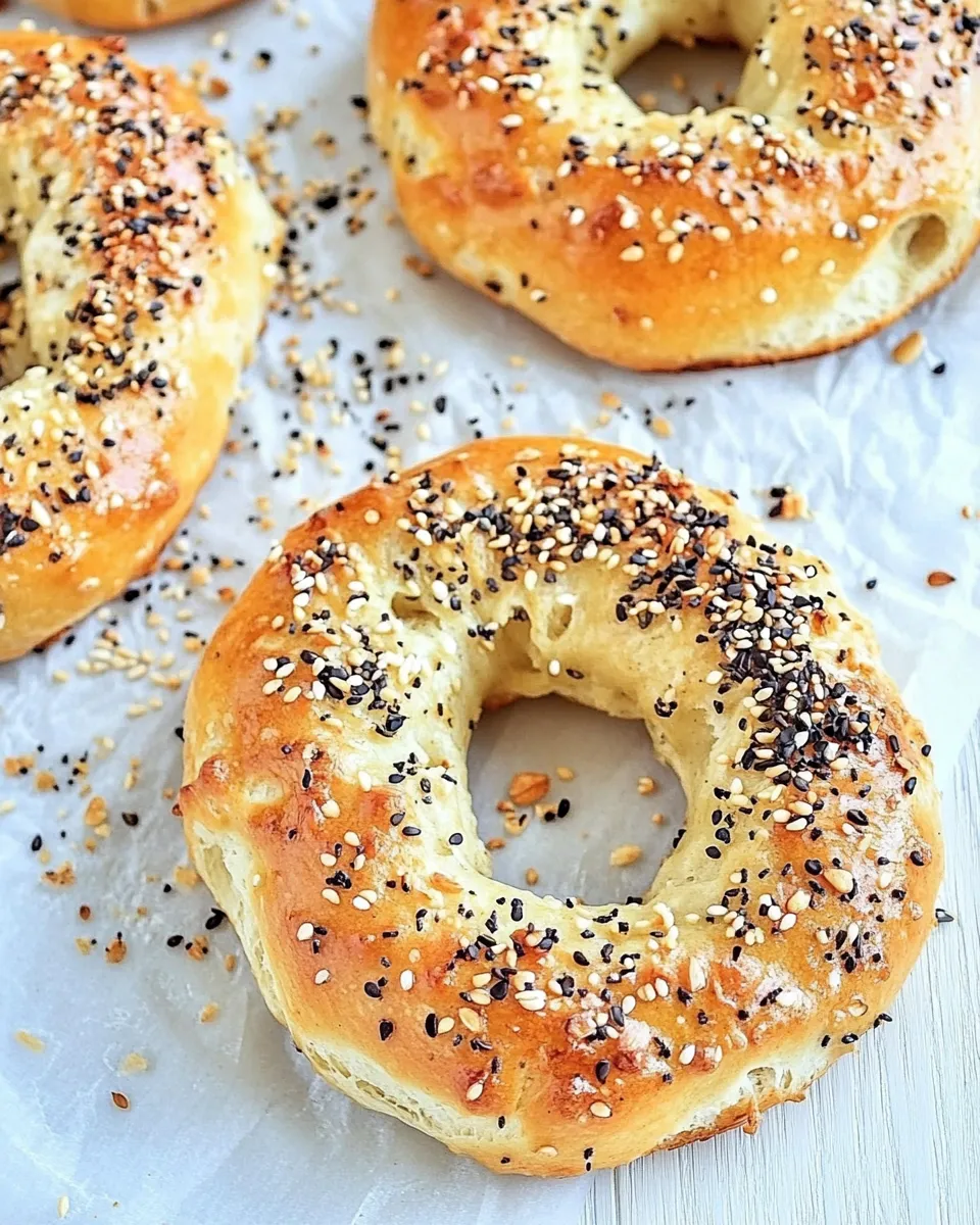 Homemade Greek Yogurt Bagels photo