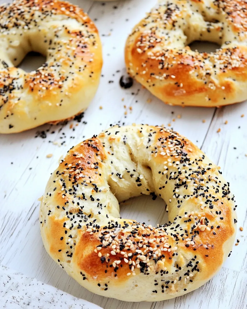 Easy Greek Yogurt Bagels picture