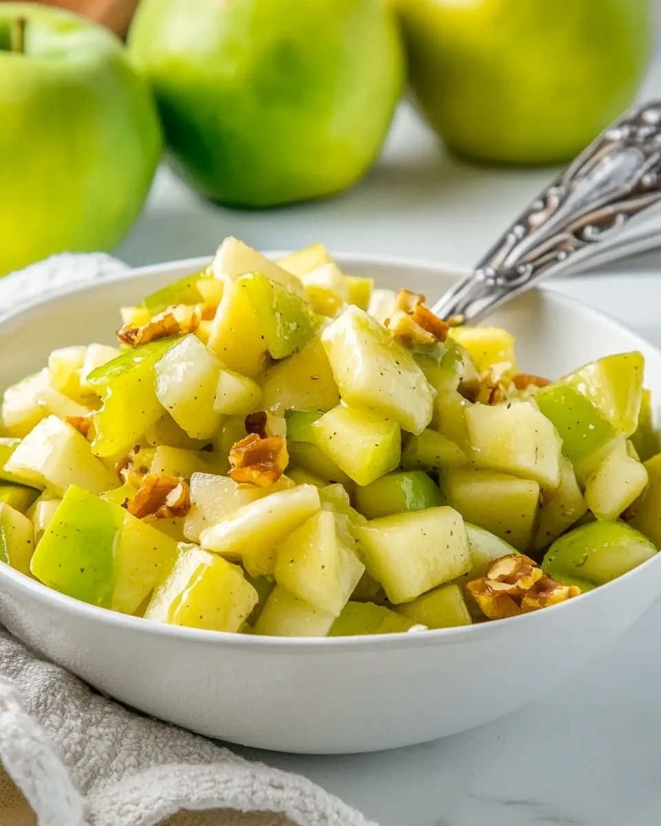 Homemade Green Apple Salad photo