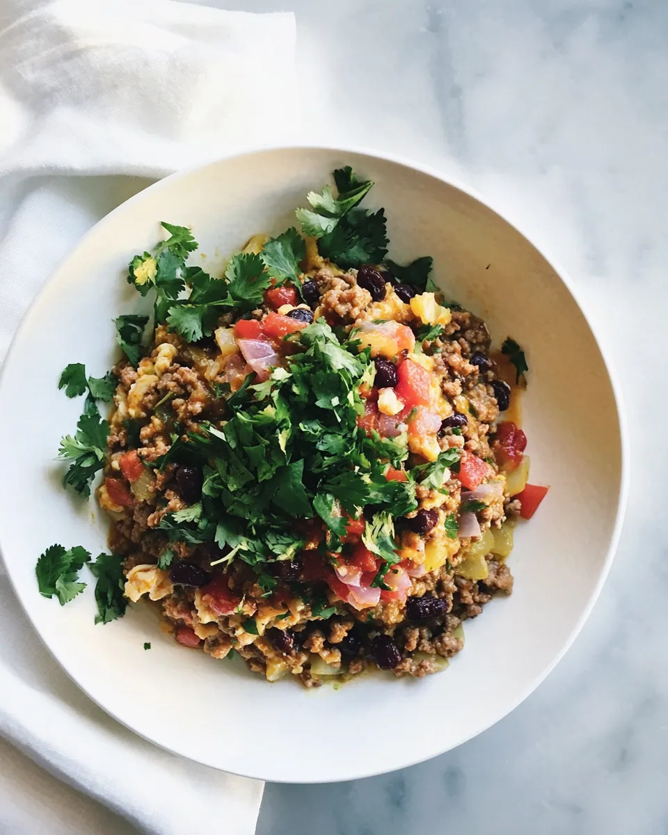 Delicious Green Chile Ground Turkey shot