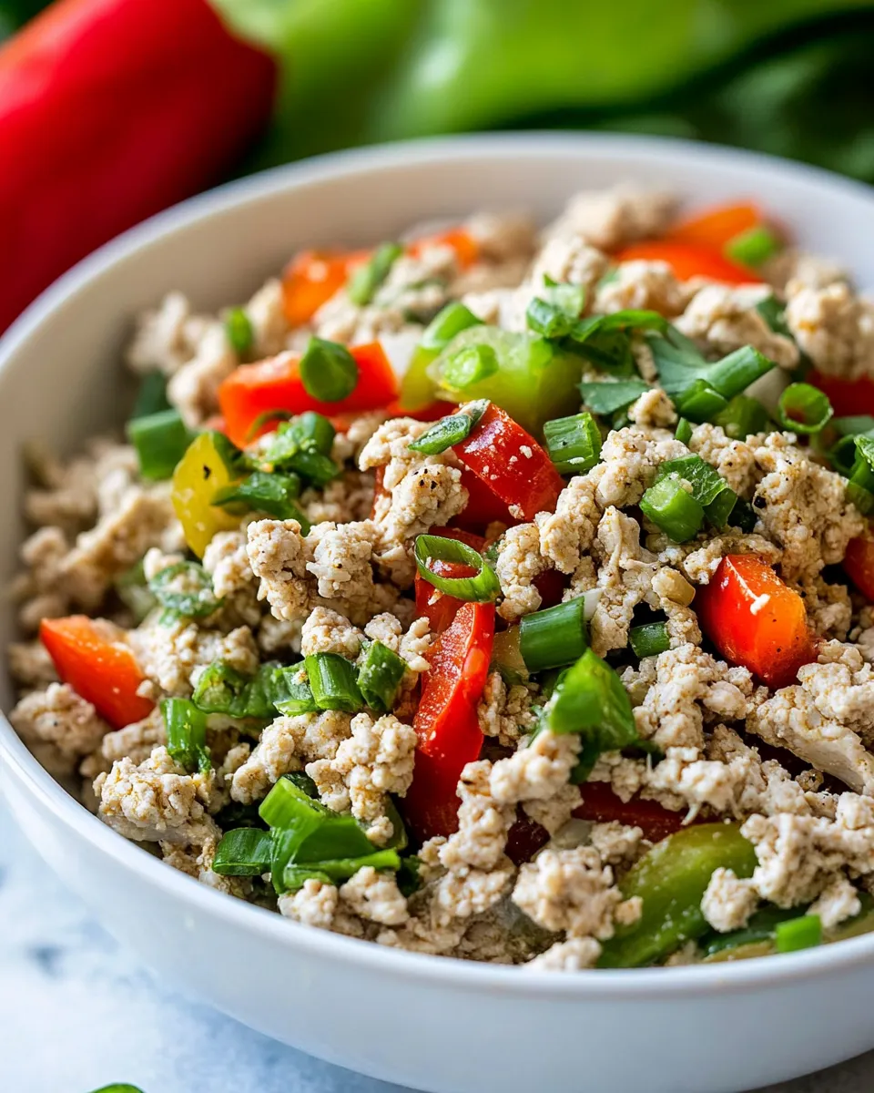 Classic Ground Turkey and Peppers Recipe image