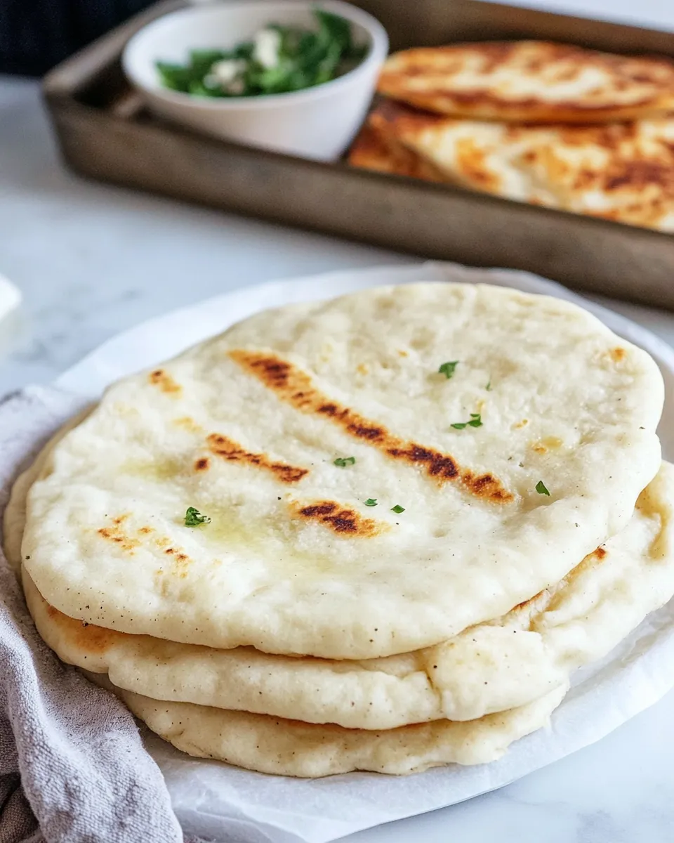 Delicious Gyro Bread shot