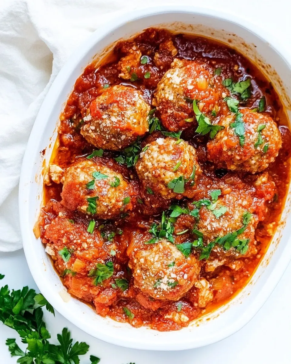 Delicious Harissa Chicken Meatballs shot