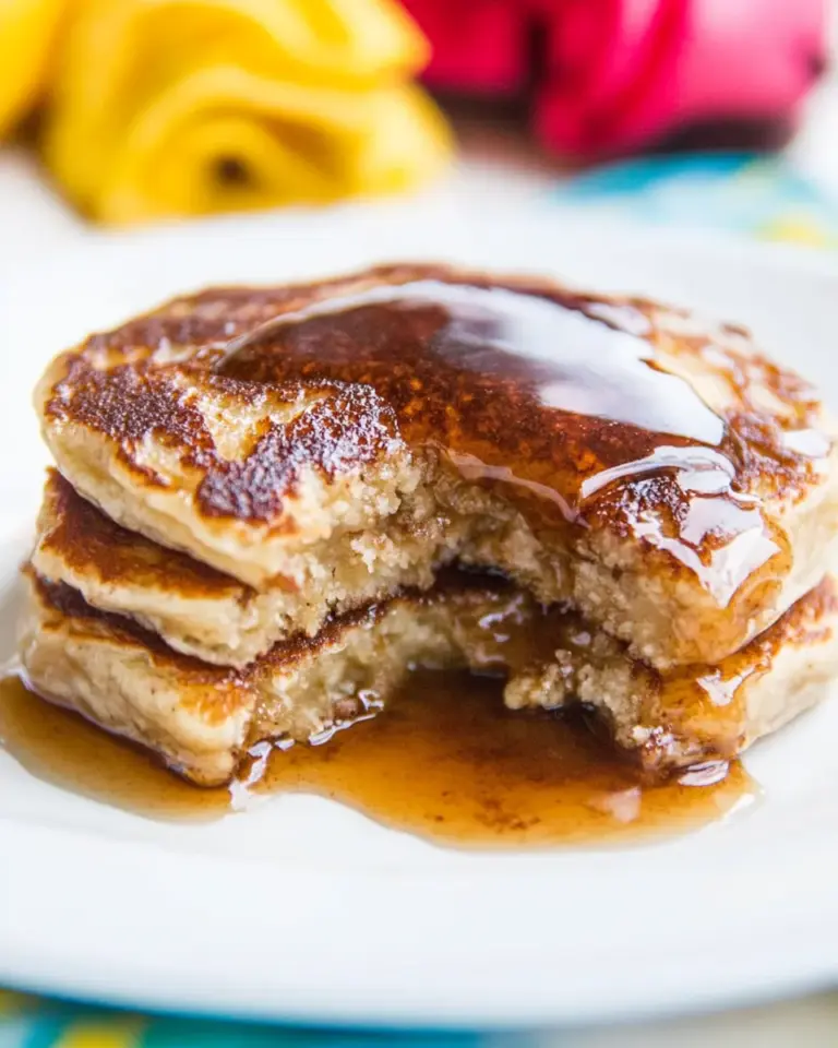 Homemade Healthy 2 Ingredient Pancakes (Paleo, Gluten & Dairy-Free, No Sugar added) photo