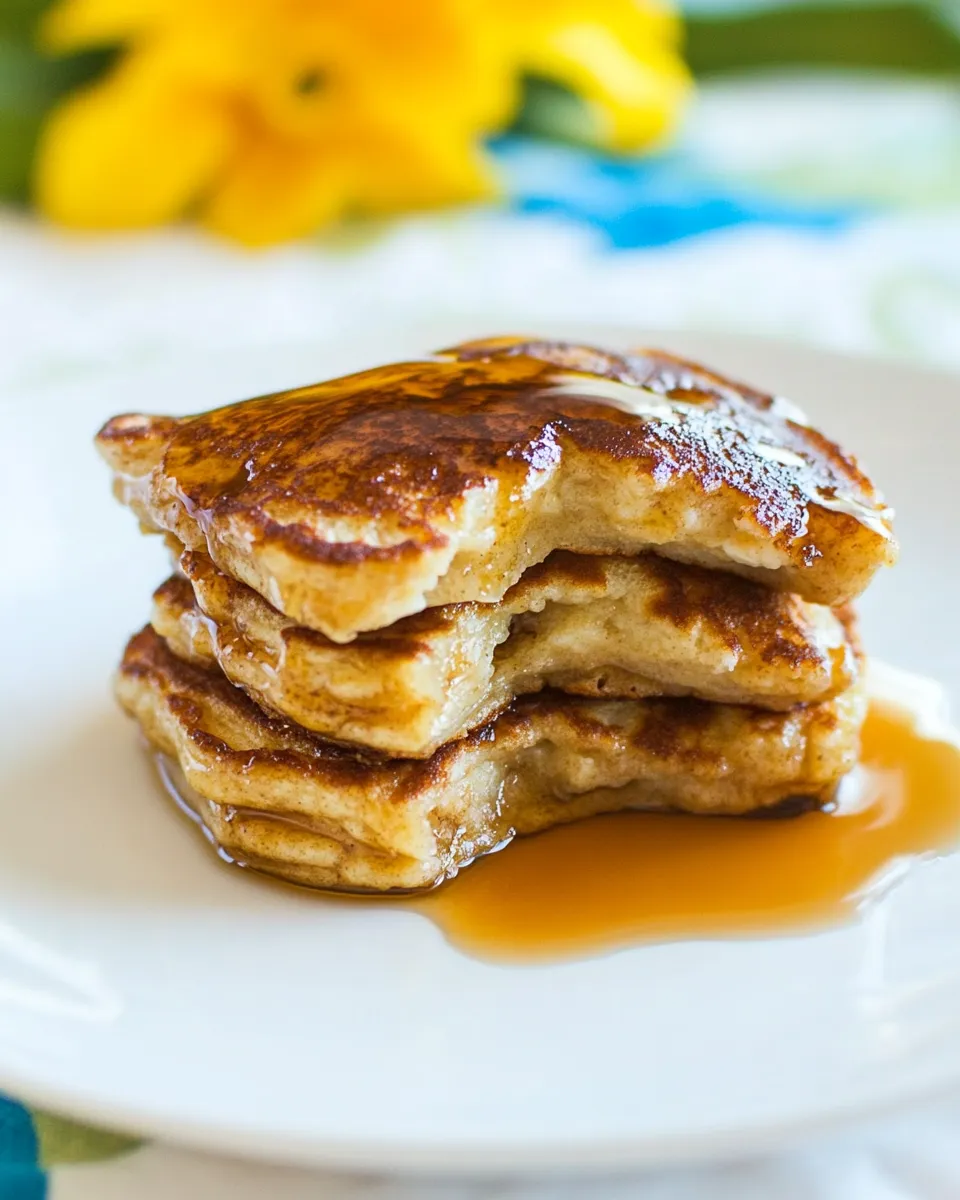Classic Healthy 2 Ingredient Pancakes (Paleo, Gluten & Dairy-Free, No Sugar added) image