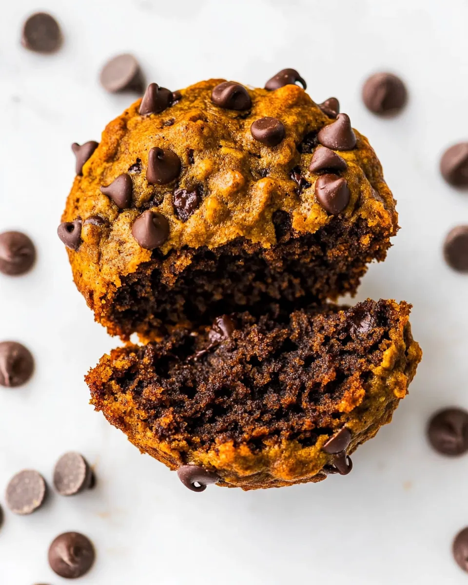Delicious Healthy Banana Chocolate Chip Muffins image